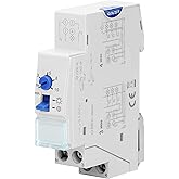 Miratic Minute Ladder Timer Light, Digital Programmer, Installation of 3 or 4 Threads, DIN Rail 35 mm, 1 Module for Lighting
