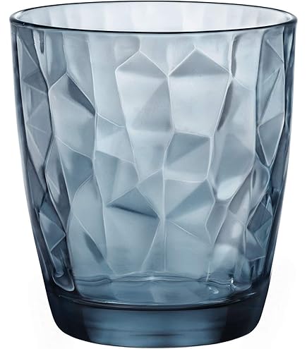 Bicchieri Bormioli Rocco Diamond - Vetro Trasparente Con Taglio A Diamante, 30.5 Cl X 3