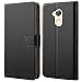 Produktbild HOOMIL Honor 6A Hülle, Handyhülle Huawei Honor 6A Tasche Premium PU-Leder Flip Case Brieftasche Etui Schutzhülle für Huawei Honor 6A/6A Pro Cover - Schwarz (H3203)
