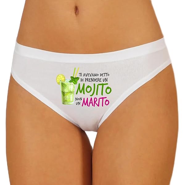 T-SHIRT DONNA PERSONALIZZATA Magliette Intimo Divertente Mutandine Polla Festa Regalo Top EUR 15,07 - IT - Foto 8