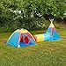 Produktbild Unbekannt Kinder Abenteuer Set Zeltstadt Spielzelt Iglu Tipi Zelt Krabbel Röhre Tunnel PE