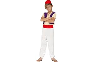 FIESTAS GUIRCA Disfraz de ladrón del Desierto para niño de 5 a 6 años