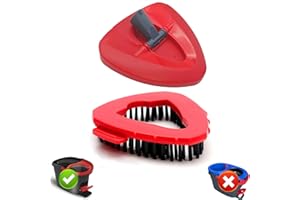 SGIZOKU Set di mocio rotante rosso con spazzola per lavapavimenti Vi-leda Turbo Mop 1, adatto per Spin Turbo/Turbo Smart/EasyWring e accessori per la pulizia