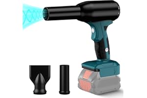 TEPULAS 90000 U/min Jet Dry Gebläse für Bosch Professional 18V Akku, 3-Gang Tragbarer Luftgebläse, Laubbläser Turbo Strahlgebläse für Bosch GBA für BBQ Computer-Autotastatur (ohne Akku)
