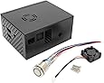 MakerHawk Boîtier en métal avec boîtier de Refroidissement et commutateur de contrôle d'alimentation pour Raspberry Pi X820 V3.0 Disque Dur SATA/HDD Carte d'extension de Disque Dur SATA 2,5 Pouces