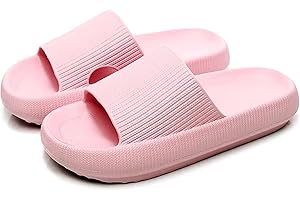 KEYUSHOP Cozislides Original Badeschuhe Damen Herren Kinder Super Weich Schlappi Schlappen rutschfest Badelatschen Sommer Wolkenschuhe Hausschuhe Cozy Slides Plattform Badeschlappen Strand Flip Flops