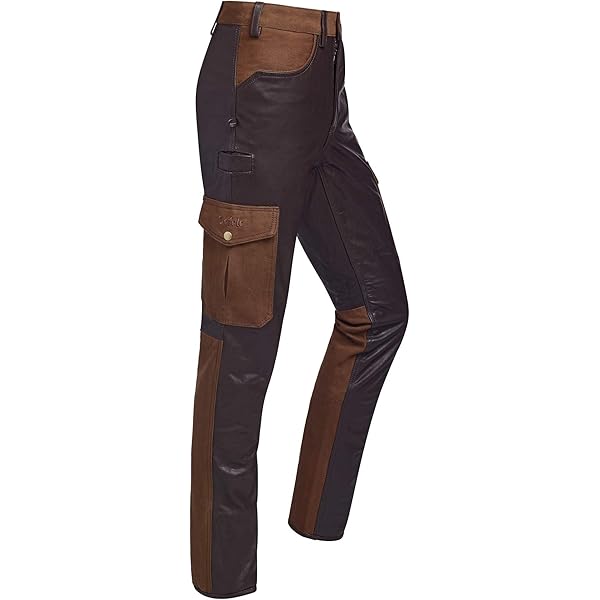 Pantalon de chasse laine à carreaux rouge buffle 1940