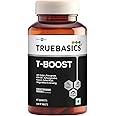 TrueBasics T-Boost,Testosterone Supplement For Men|With Ksm 66 Ashwagandha,Safed Musli,Gokshura,& Ginseng|For Energy,Stamina & Muscle Strength,1 Count,120 Capsules