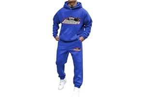 Mfhmom Trapstar Trainingsanzug Set Unisex Y2K 2-Teilig Tracksuit mit Hoodie und Sporthose Streetwear Style Trendiges Jogginganzug für Herren und Damen Buchstaben Druck Lose Sportanzug Outfits