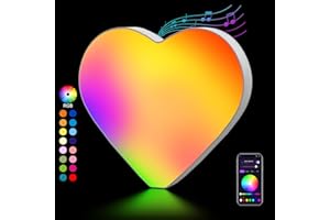 KANGTAIXIN Letra Luminosas Mayúscula con USB, Letras de Luces LED Iluminadas Control APP, Luces Etras de neón, Luces de Noche para Pared, Fiesta de Cumpleaños, Navidad, Decoración de Boda, Letras - Amar