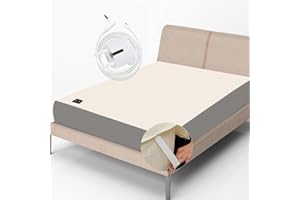 RIQINXIN Erdungsbettlaken Leitfähige Erdungsmatte mit EU Erdungskabel Erdungprodukt(137 x 190 cm)