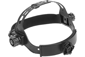 P PRETTYIA Prettyia Reemplazo de Arnés de Soldadura de Material PP para Cascos de Soldadura Accesorio de Trinquete para Casco Oscuro Automático-Negro - Solo diadema