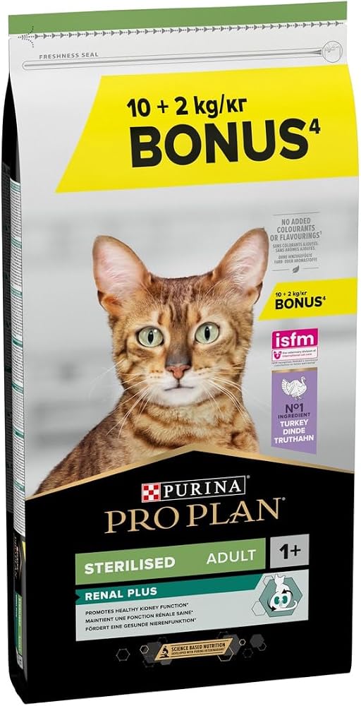 Pro Plan Sterilised Hindili Kuru Kedi Maması 10 kg +2 kg HEDİYE
