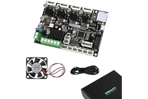LOKKR Creality Upgraded E3 Free-Runs TMC2209 32-bit Open-Source Silent Motherboard + 24V 4010 Axial Cooling Fan, 3D Printer Mainboard for Ender-3/S/3Pro/3 Neo/V2 Neo/3 Max Neo/Ender-5/Pro/CR-10/mini