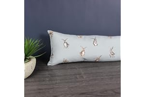 Harrison Cropper Grey Shabby Hare Draught Excluder (90cm Length x 15cm Width)