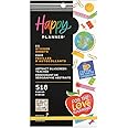 The Happy Planner Sticker Pack, Multicolored Stickers for Teachers, Back-to-School Accessories, Big Size, Abstract Silkscreen Teacher Theme, 30 Sheets, 518 Stickers Total