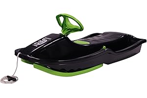 STIGA Snowpower Luge d'hiver avec Volant et Frein, pour Les Enfants à partir de 5 Ans