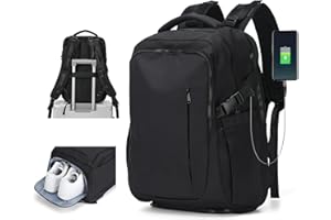 SZLX Borse da Viaggio 45x36x20 Zaino Easyjet Donna Zaino Ryanair 40x20x25 Bagaglio a Mano Zaino impermeabile uomo trekking, Borsa da Viaggio Cabina aereo Zaino per Laptop con Porta di ricarica USB