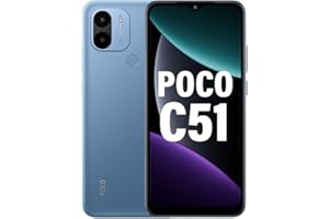 POCO C51 (Royal Blue, 6GB RAM, 128GB Storage)