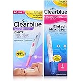 Clea Water Digital Ovulation Test with Dual Hormone Indicator + 1 Pregnancy Test