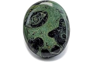 Jaspe Kambamba Pierre Naturelle, Cristal Thérapeutique de Lithothérapie, 100% Fait-Main dans l'Atelier Familial, Pierre Précieuse de Bien-être, Reiki et Chakra, Galet format Poche [Eusice]
