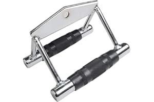 Vinnykud Équipement de Fitness à Double poignée en V Triangle De Tirage Parallèle Double Poignées Triangle De Traction Poignée parallèle en Acier Massif