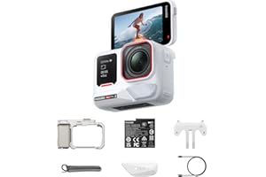 Insta360 Ace Pro 2 Arctic White Limited Edition – zestaw Xplorer Moonlight Silver 8K aparat współpracuje z Leicą, czujnikiem 1/3.3 cm, podwójnym chipem AI, wiodącym słabym oświetleniem, ekranem z