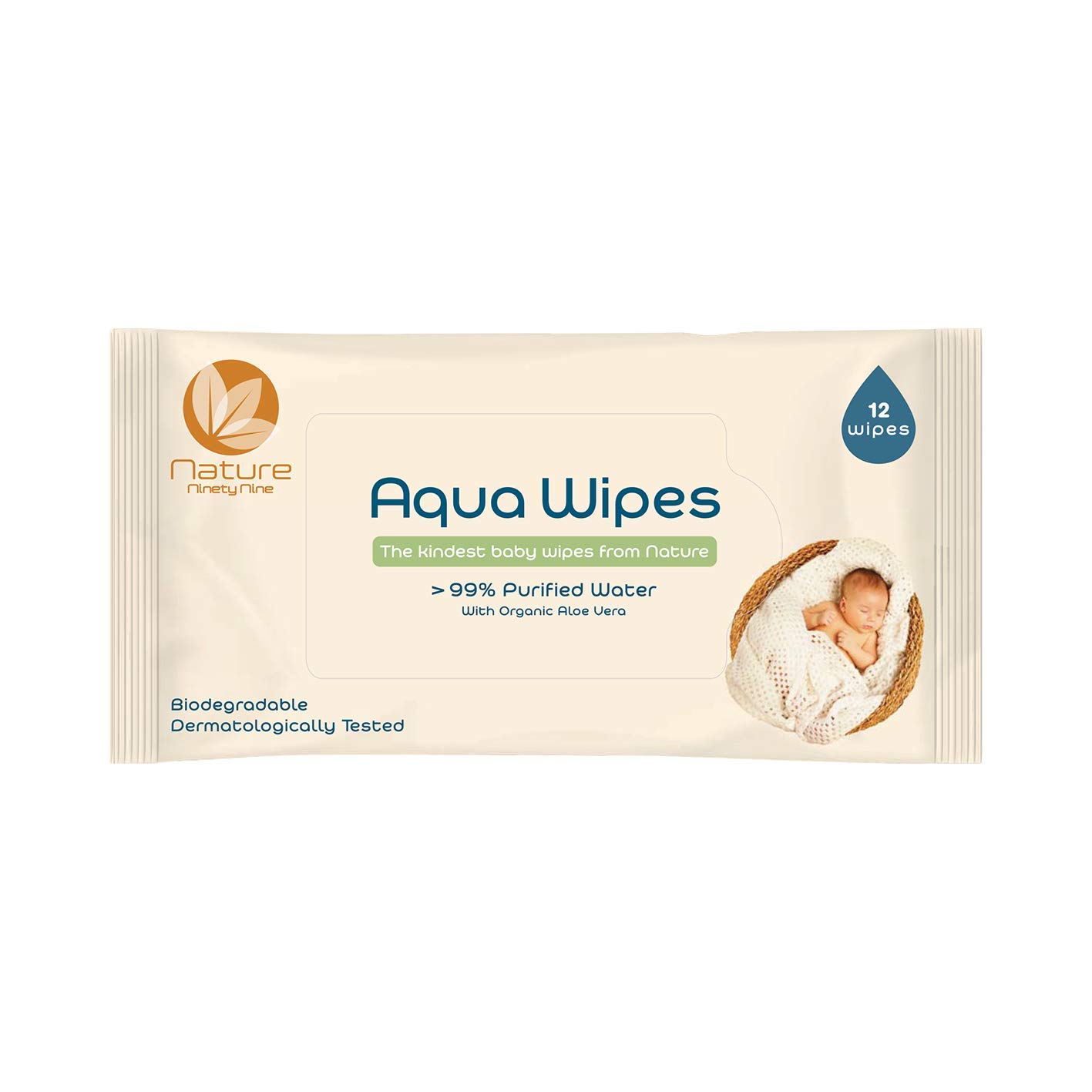 Aqua Wipes Lingettes pour bébés, Nouveauné, (12 x 12 lingettes de