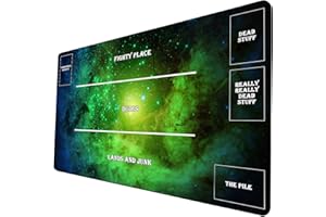 DYETEE board game starlight TCG Playmat -Starry Sky MTG Playmat - Also Great as a Mouse Pad 119 With Zones