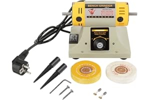 ZUNATE Máquina pulidora, pulidora eléctrica TM-2 220V 350W Máquina pulidora para madera de joyería, amoladoras, etc., 0-10000r/min 350W 50HZ Juego de máquina pulidora Juego de máquina pulidora
