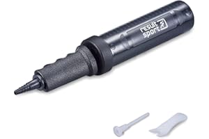 ResultSport Pompe Manuelle Double Action pour Balle de Fitness/Ballon Suisse