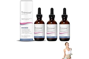 WEIWOGU Trimove Drops, Trimova Glp-1 Metabolism Drops, Trimove Metabolic Boost Vitamin Drops, Trimove Burning Drops For Men&Women, Trimova Metabolism Boosting Drops (3Pcs)