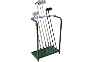 Wiyuer 9 klubbor golfklubba-stativ golfklubba-ställ golfklubba-organisatör för 9 putterracket akryl golfputter visningsställ