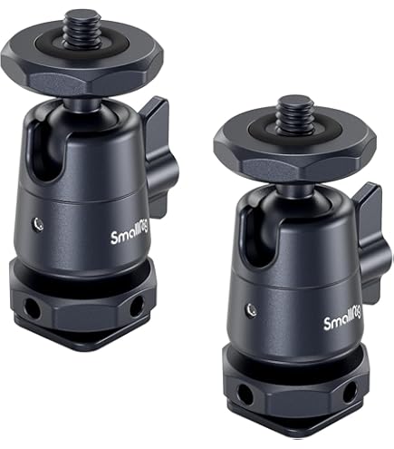 5x Kugelkopf Stativadapter - 360° Drehbar Mit 1/4" Gewinde