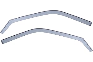 Modifycar - Deflectores Compatibles con Nissan Terrano II 2000-2004 - Vidrio Acrílico Duradero - Derivabrisas Delanteros Ahumados para Ventanillas - Instalación Interior - 2 Unidades