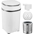 Portable Washing Machine, 2-In-1 Blue Light Antibacterial 4Kg Capacity Mini Washing Machine, Semi-automatic Washing Machine, Including Drain Hose, Suitable for Apartment, Dorm, Camping, Travelling