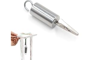 KLAIMBMO kumihimo gewicht, beadsmith kumihimo, Beadsmith Kumi Gewicht, Kumihimo braiding-Regular Gewicht, Kumi-Gewichts-Krokodilklemme mit Haken (Groß)