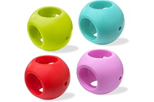 Anevios Boule Magnétique Anticalcaire Lot de 4 Boules de lessive Boule de Lavage Machine à Laver Magnétiques Purifiée Boule d'eau Accessoires de Machine à Laver pour Machine à laver Lave-vaisselle