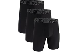 Under Armour Męskie bokserki Performance Tech 23 cm, 3-pak, czarne, XL, Czarny, XL