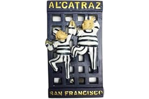 WEEKINO Alcatraz Island San Francisco Kalifornia Ameryka USA magnes na lodówkę 3D żywica ręcznie robione rzemiosło turystyczne podróż miasto pamiątka kolekcja litera naklejka na lodówkę