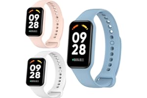 Panda Bobo Watch Strap for Xiaomi Smart Band 8 Active/Redmi Band 2, Silicone Sport Replacement Band for Xiaomi Mi Band 8 Active/Redmi Band 2