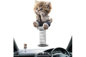 Cute Car Dashboard Toy, 2D Dancing Shake Toy, Dashboard Fun Accessory, Funny Decorative Animal Figurine, Car Accessory, Anima