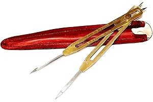 ANTIQUE HANDICRAFT HUB Artist Proportional Scale Divider Zeichenwerkzeug, professionell, 22,9 cm lang, massives Messing mit robuster Stahlspitze