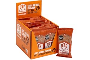 OTE Anytime Bars - Energy Bars for Cycling - Cycling Nutrition Bars - Nut Free Snacks for Running - Endurance Flapjack Bars - Box of 16 x 62g
