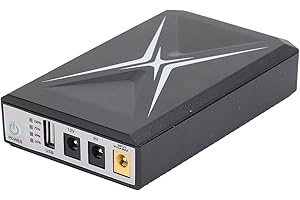 ODORKLE Mini UPS Battery Backup, Intelligent Uninterruptible Power Supply 10400mAh for Modem Router Security Camera LED Light Strip