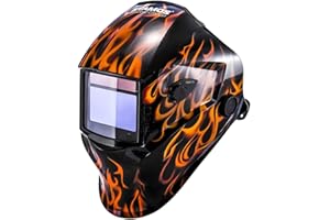 STAMOS WELDING GROUP Stamos Masque de Soudure Casque de Soudage Firestarter 500 ADVANCED SERIES (protection contre la luminosité DIN 9-13, champ de vision de 98 x 55 mm, délai d'activation 1/30.000 s)