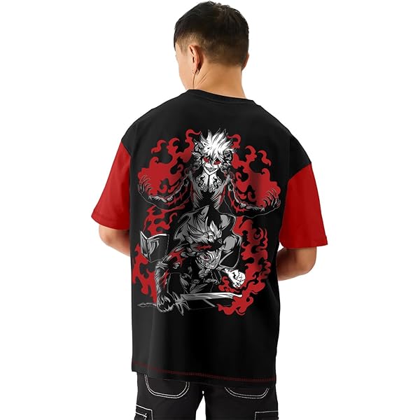 Buy crazymonk Unisex Cotton Bleach Ichigo True Bankai Oversized T
