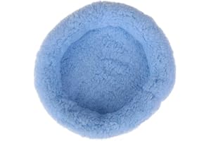 DemiawakingIT Letto per Criceto/Riccio/Porcellino Nido Cuccia Lavabile Cuscino Morbido Caldo per Piccoli Animali (Blu, L: Diametro Esterno 22 cm)