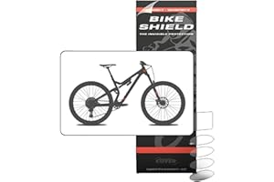 Bike Shield Cable Shield Frame Protection, Transparent Gloss