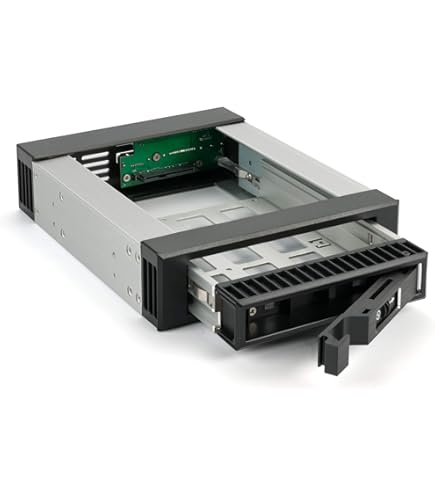 ICY BOX schwarzer 5,25 Wechselrahmen für 3.5 Festplatten (IB 138SK B II ICY BOX schwarzer 5,25 Wechselrahmen für 3.5 Festplatten (IB 138SK B II